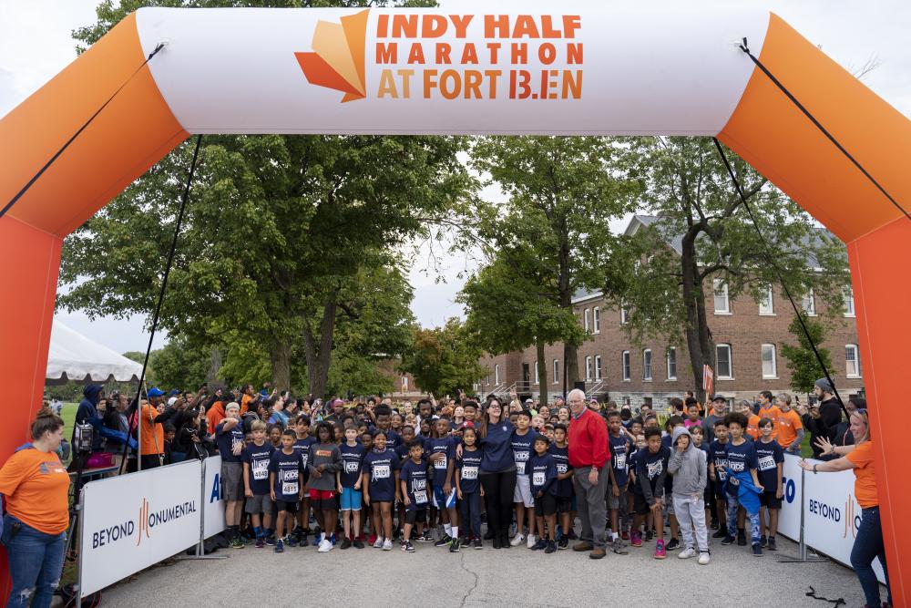 Indy Half Marathon at Fort Ben Oct 1 City of Lawrence, Indiana